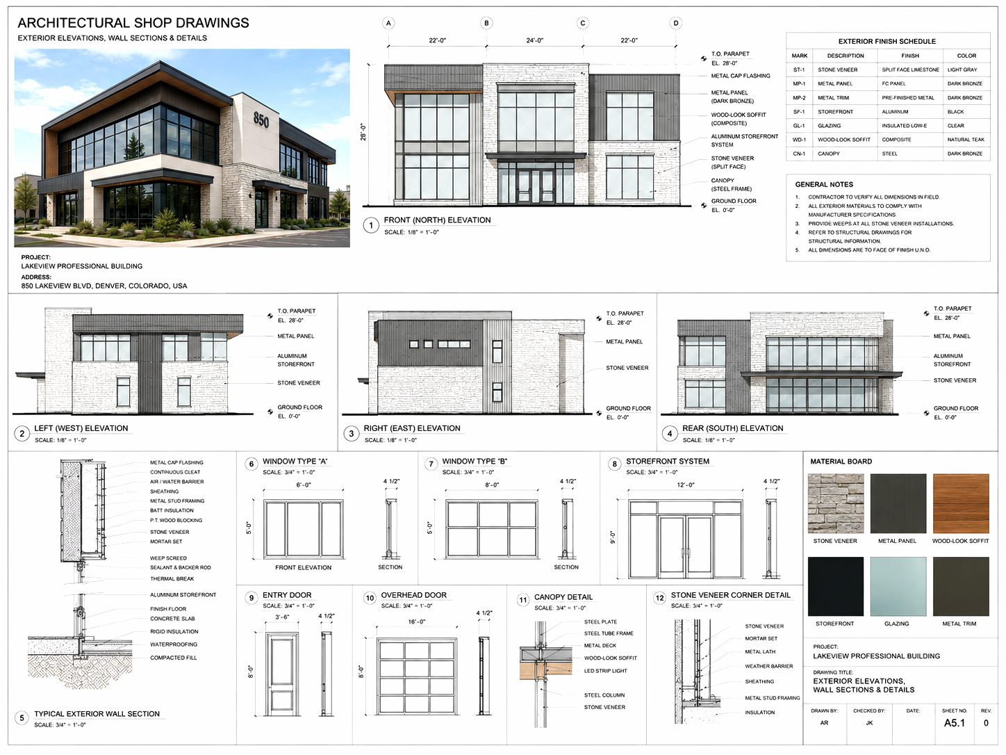 Detailed structural shop drawings blueprint